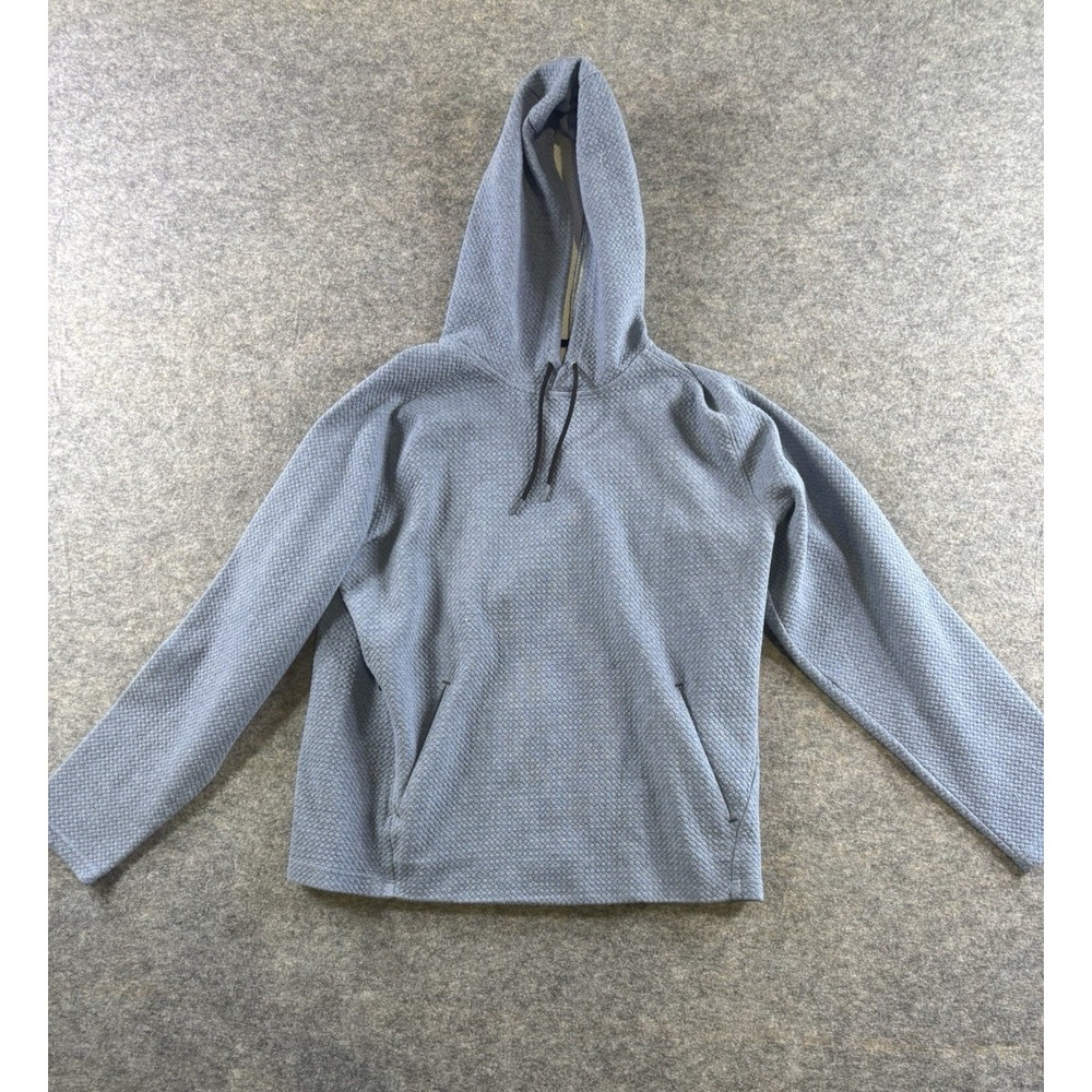 Old Navy Hoodie Mens Large Blue Dynamic Fleece Active Pullover 4-Way Stretch